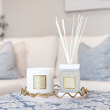 ROSA BLANCO WHITE SQUARE REED DIFFUSER