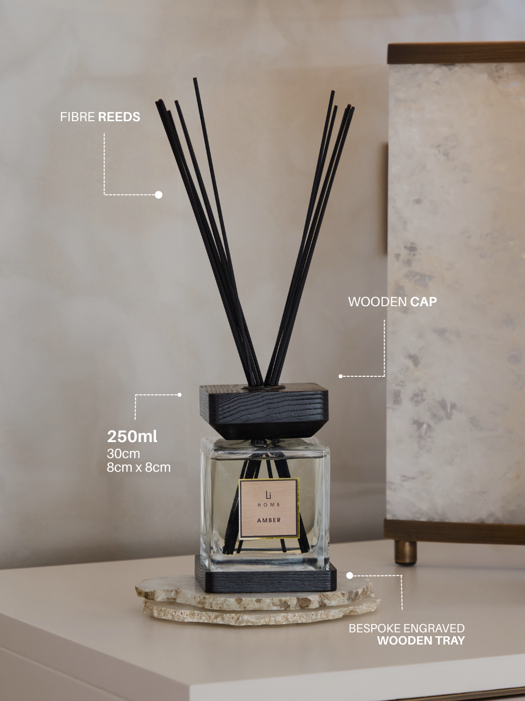 Graphic Diffuser Luxury Square Diffuser - Sable – Lifestyle Home Collection
