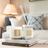 ROSA BLANCO DUO SET - 1kg Candle & 500ml Reed Diffuser