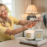 ROSA BLANCO DUO SET - 1kg Candle & 500ml Reed Diffuser